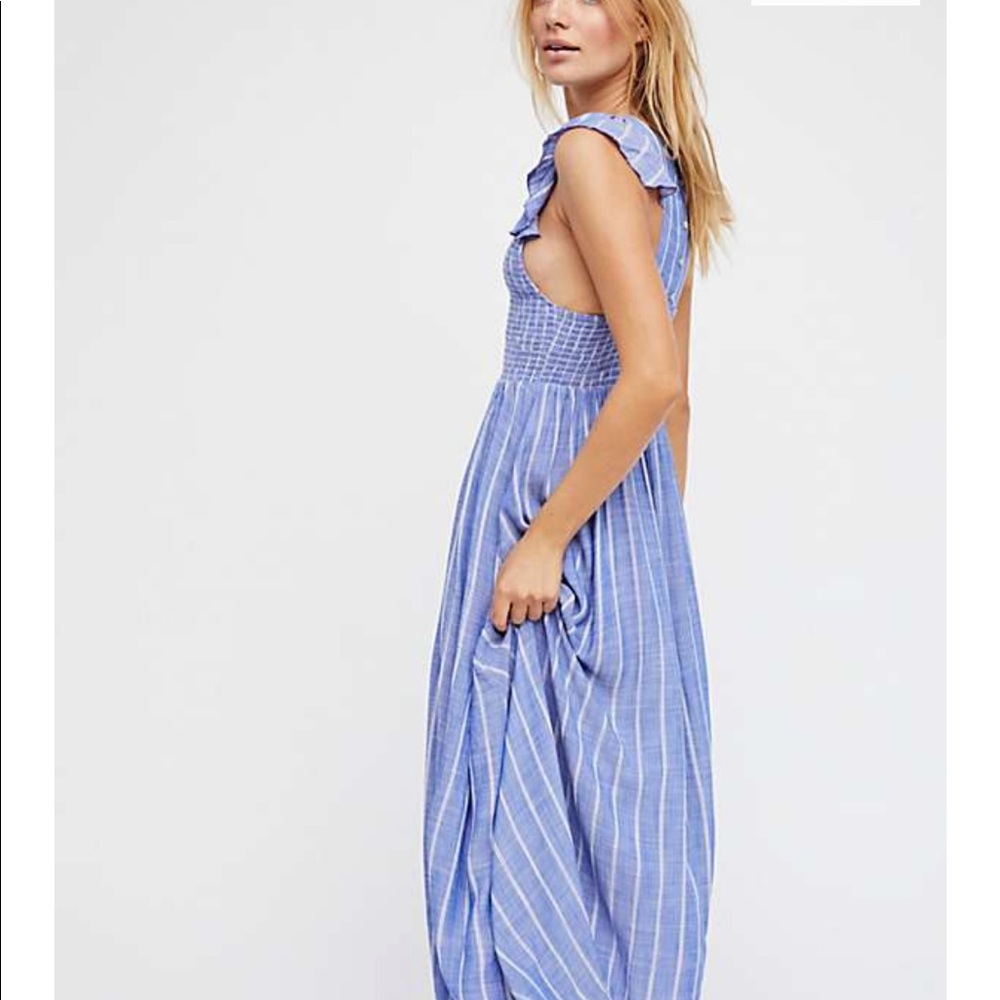 Free people blue chambray dress